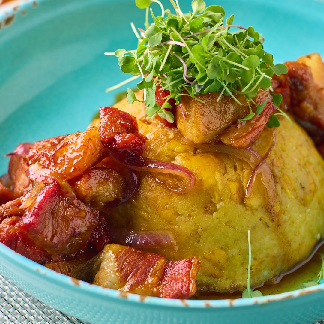 Mofongo de Carne Ahumada